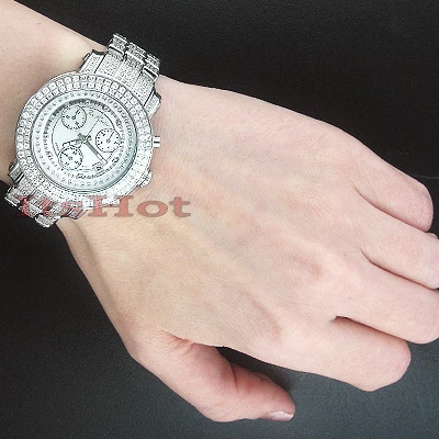 Iced Out Joe Rodeo Ladies Diamond Watch 10ct 6 Iced Out Joe Rodeo Ladies Diamond Watch 10ct - Image 4