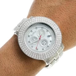 Oversized Iced Out Joe Rodeo Pilot Men's Diamond Watch 11 Carats -Fashion Accessories iced out watches joe rodeo mens diamond watch 11ct p 9277 bod2
