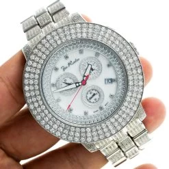 Oversized Iced Out Joe Rodeo Pilot Men's Diamond Watch 11 Carats -Fashion Accessories iced out watches joe rodeo mens diamond watch 11ct p 9277 bod3