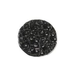 12cts Type A Black Jadeite Carving Pendant Approx 30mm