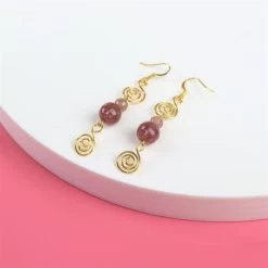 Strawberry Quartz Dragon Clasp & 6mm Red Strawberry Quartz Faceted Rounds, 38cm Strand & 10mm Quartz Faceted Rounds, 20cm Strand 10 Strawberry Quartz Dragon Clasp & 6mm Red Strawberry Quartz Faceted Rounds, 38cm Strand & 10mm Quartz Faceted Rounds, 20cm Strand -Fashion Accessories ikgp79 2