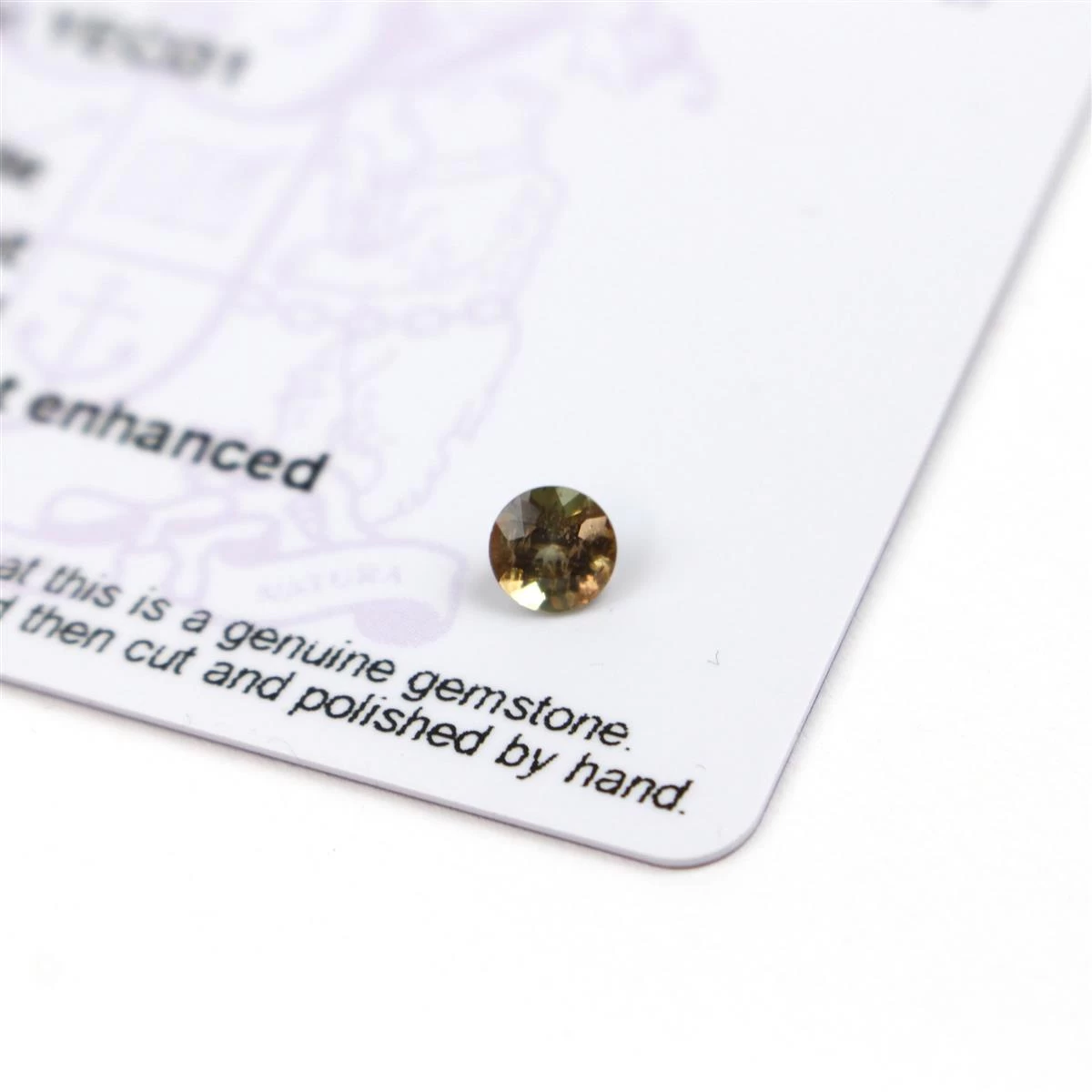 0.37cts Sopa Andalusite 5x5mm Round (N) 3 0.37cts Sopa Andalusite 5x5mm Round (N)