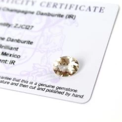 2.5cts Champagne Danburite 11x9mm Oval (I)