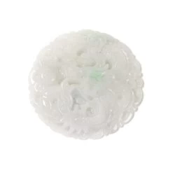 120cts Type A White Jadeite Dragon Carving, Approx 50mm