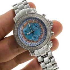 Joe Rodeo Diamond Watch For Women 1.25ct Rio Blue MOP -Fashion Accessories joe rodeo diamond watch 125ct rio blue mop p 8586 bod3