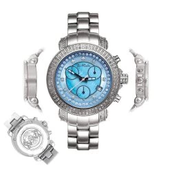 Joe Rodeo Diamond Watch For Women 1.25ct Rio Blue MOP -Fashion Accessories joe rodeo diamond watch 125ct rio blue mop p 8586 main2