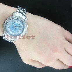 Joe Rodeo Diamond Watch For Women 1.25ct Rio Blue MOP -Fashion Accessories joe rodeo diamond watch 125ct rio blue mop p 8586bod