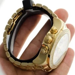 Joe Rodeo Diamond Master Pilot Men's Watch 7ct -Fashion Accessories joe rodeo diamond watches master pilot mens watch 7ct p 35642 bod4