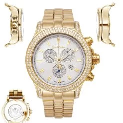 Joe Rodeo Diamond Master Pilot Men's Watch 7ct -Fashion Accessories joe rodeo diamond watches master pilot mens watch 7ct p 35642 main2