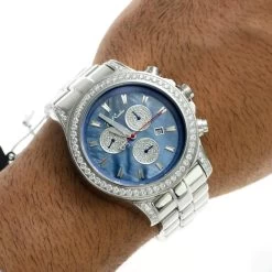 Joe Rodeo Diamond Men's Master Pilot 7.20ct Watch -Fashion Accessories joe rodeo diamond watches mens master pilot 720ct p 35658 bod2