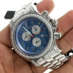 Joe Rodeo Diamond Men's Master Pilot 7.20ct Watch -Fashion Accessories joe rodeo diamond watches mens master pilot 720ct p 35658 bod3