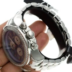 Joe Rodeo Diamond Men's Master Pilot 7.20ct Watch -Fashion Accessories joe rodeo diamond watches mens master pilot 720ct p 35658 bod4