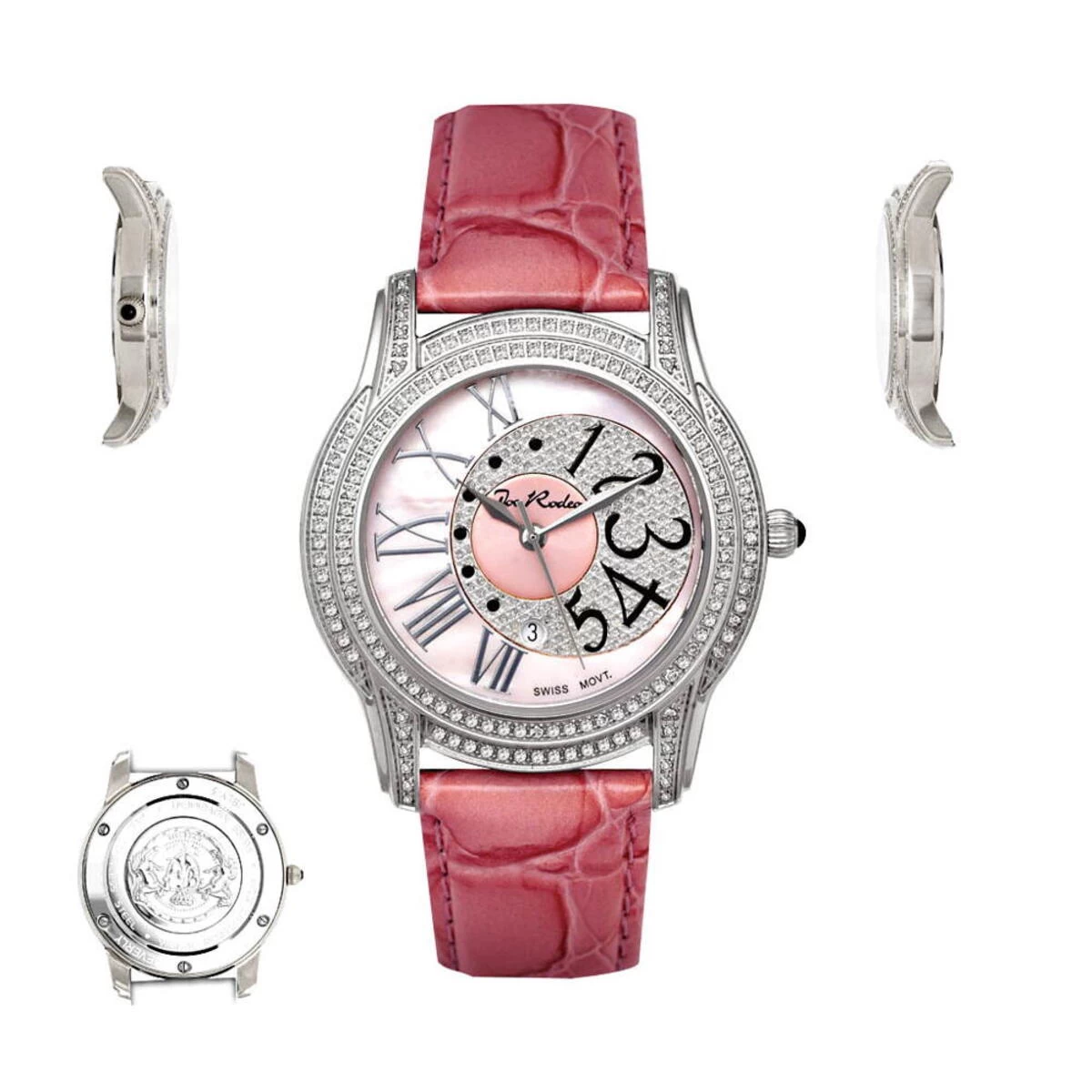 Joe Rodeo Diamond Women's Watch 1.35ct Pink Beverly 8 Joe Rodeo Diamond Women's Watch 1.35ct Pink Beverly - Image 6