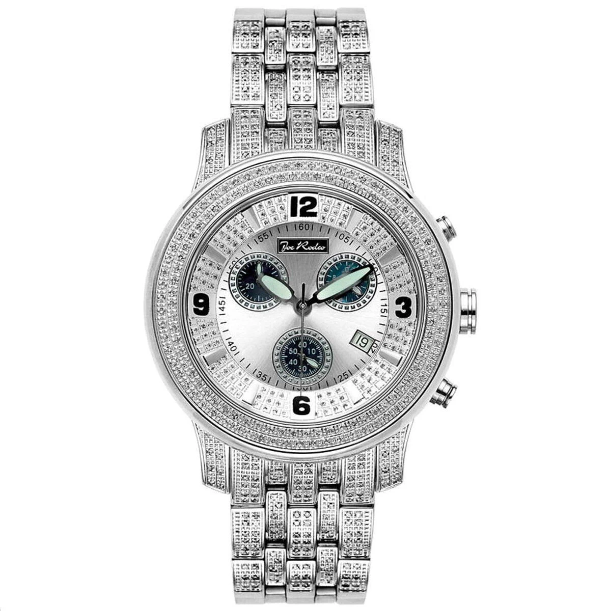 Joe Rodeo Watch With Diamond Band 3.50ct 2000 Men's 3 Joe Rodeo Watch With Diamond Band 3.50ct 2000 Men's