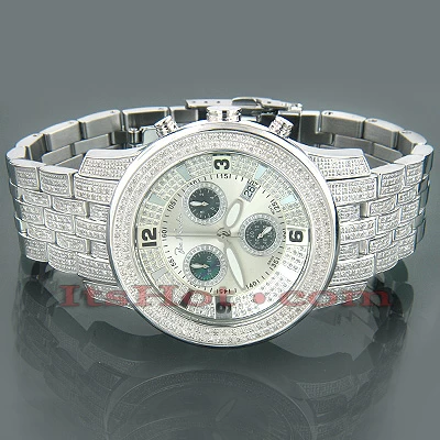 Joe Rodeo Watch With Diamond Band 3.50ct 2000 Men's 4 Joe Rodeo Watch With Diamond Band 3.50ct 2000 Men's - Image 2