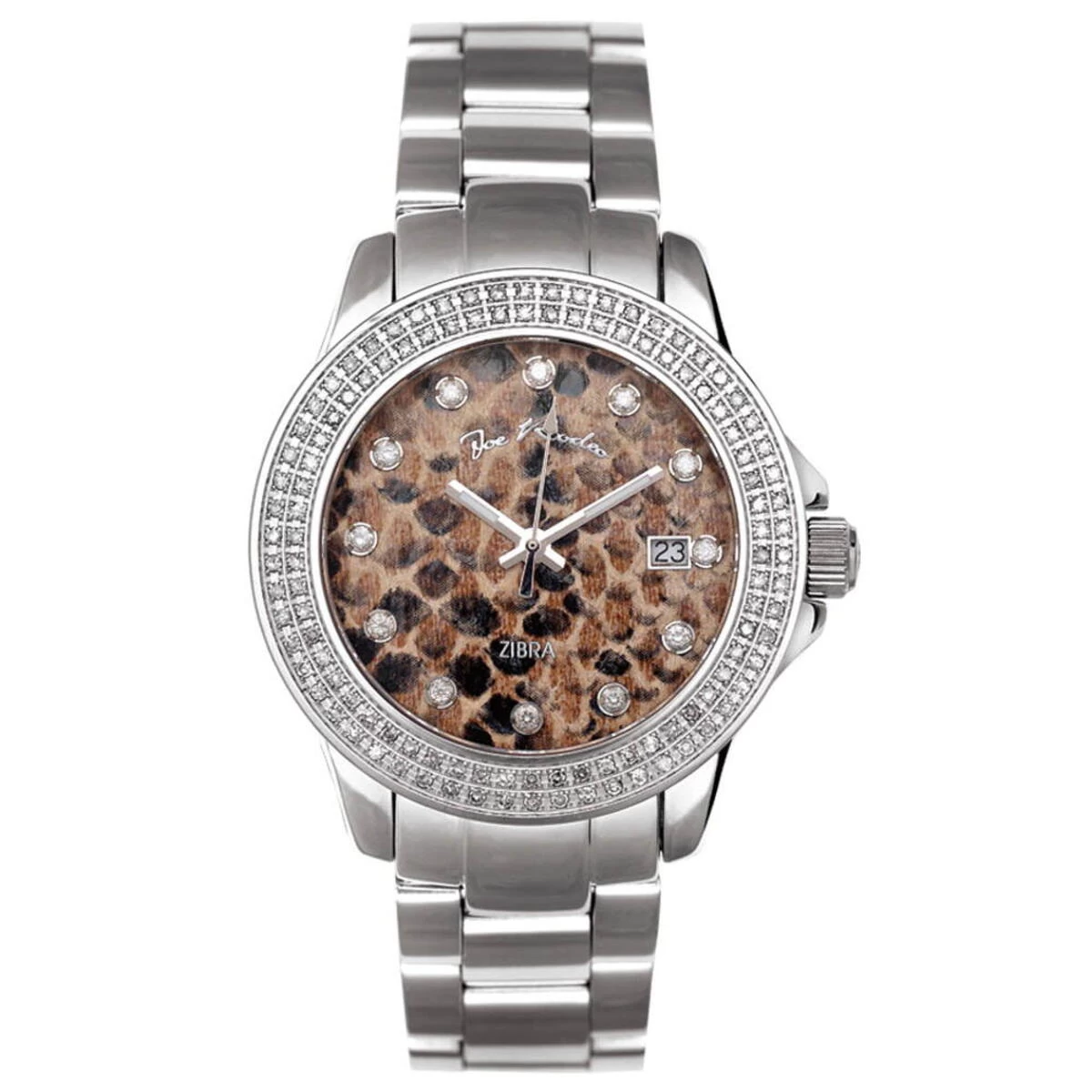 Joe Rodeo Jojo Zibra Ladies Diamond Watch 1.25ct Brown 3 Joe Rodeo Jojo Zibra Ladies Diamond Watch 1.25ct Brown