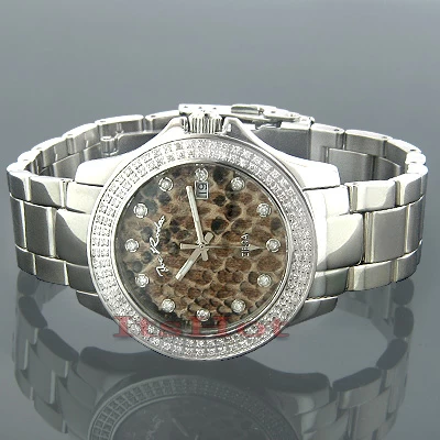 Joe Rodeo Jojo Zibra Ladies Diamond Watch 1.25ct Brown 4 Joe Rodeo Jojo Zibra Ladies Diamond Watch 1.25ct Brown - Image 2