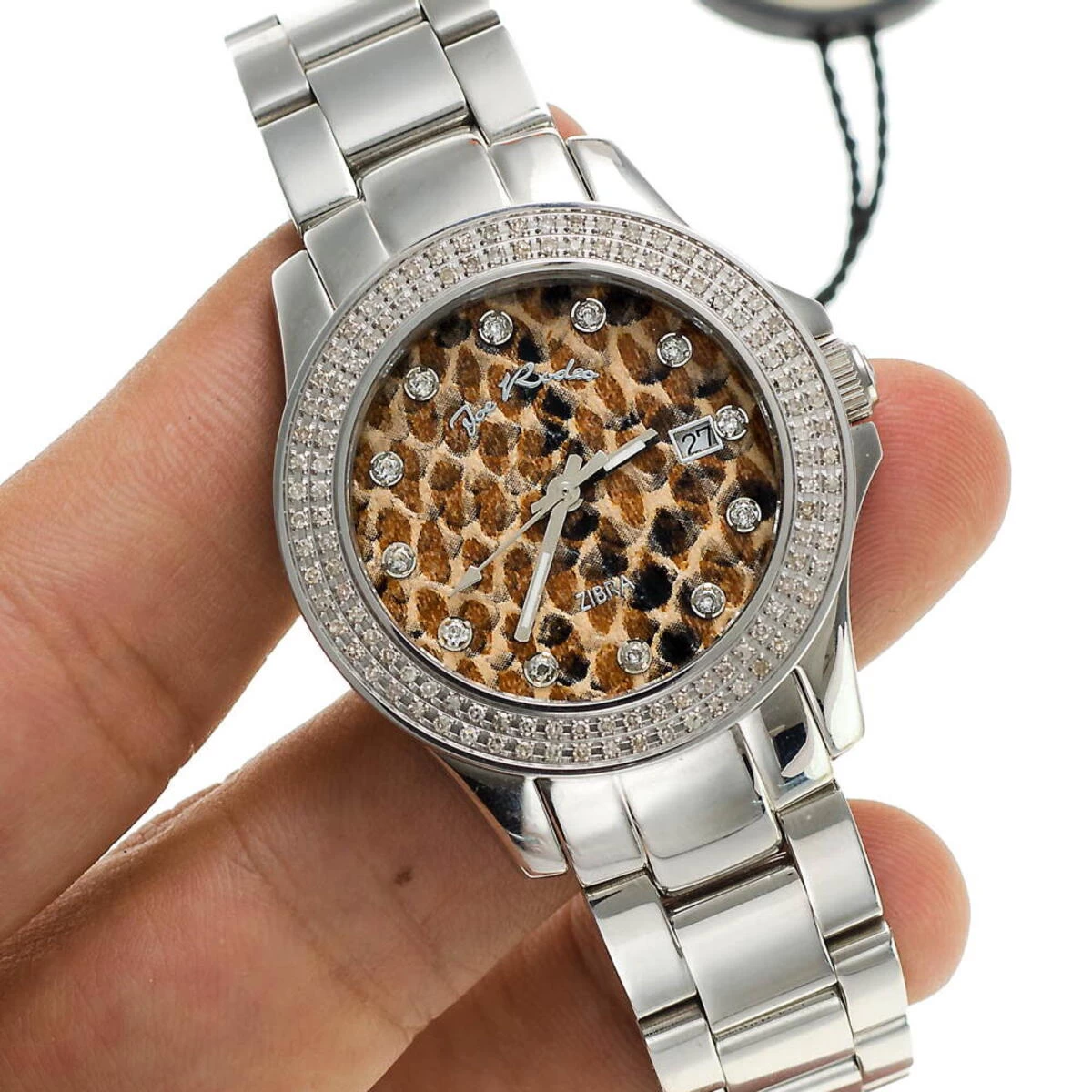 Joe Rodeo Jojo Zibra Ladies Diamond Watch 1.25ct Brown 9 Joe Rodeo Jojo Zibra Ladies Diamond Watch 1.25ct Brown - Image 7