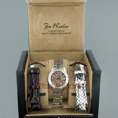 Joe Rodeo Jojo Zibra Ladies Diamond Watch 1.25ct Brown 7 Joe Rodeo Jojo Zibra Ladies Diamond Watch 1.25ct Brown - Image 5