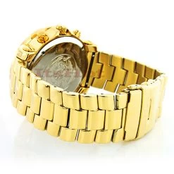 Joe Rodeo Junior Men's Diamond Watch 3.3ct Yellow Gold Plated -Fashion Accessories joe rodeo junior mens diamond watch 33ct yellow gold plated 2
