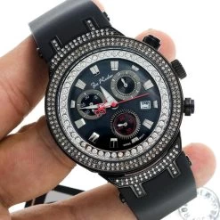 Joe Rodeo Master Men's Diamond Watch 2.20ct Black -Fashion Accessories joe rodeo master mens diamond watch 220ct black p 50017 bod3