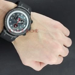 Joe Rodeo Master Men's Diamond Watch 2.20ct Black -Fashion Accessories joe rodeo master mens diamond watch 220ct black p 50017bod