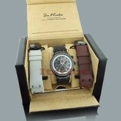 Joe Rodeo Master Men's Diamond Watch 2.20ct Black -Fashion Accessories joe rodeo master mens diamond watch 220ct black p 50017box