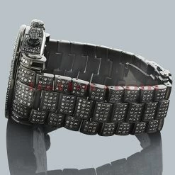 Joe Rodeo Men's Junior Black Diamond Watch 27ct -Fashion Accessories joe rodeo mens watches junior black diamond watch 27ct p 22605back