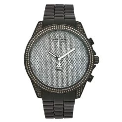 Joe Rodeo Empire Men's Diamond Watch 2.25ct Black