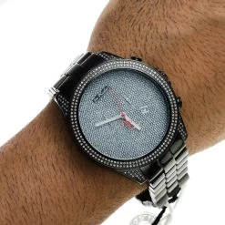 Joe Rodeo Empire Men's Diamond Watch 2.25ct Black -Fashion Accessories joe rodeo watches empire mens diamond watch 225ct black bod2