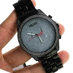 Joe Rodeo Empire Men's Diamond Watch 2.25ct Black -Fashion Accessories joe rodeo watches empire mens diamond watch 225ct black bod3