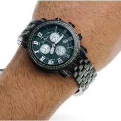 Joe Rodeo Green Diamonds Watch For Men 3.50t Classic -Fashion Accessories joe rodeo watches green diamonds watch 350ct classic p 35773 bod2