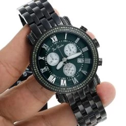 Joe Rodeo Green Diamonds Watch For Men 3.50t Classic -Fashion Accessories joe rodeo watches green diamonds watch 350ct classic p 35773 bod3