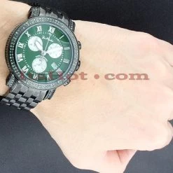 Joe Rodeo Green Diamonds Watch For Men 3.50t Classic -Fashion Accessories joe rodeo watches green diamonds watch 350ct classic p 35773bod