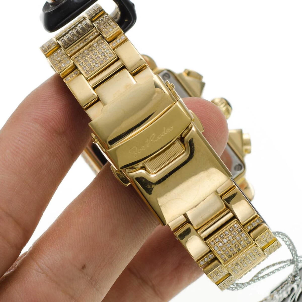 Joe Rodeo Madison Diamond Watch Yellow Gold Plated 10.25ct 11 Joe Rodeo Madison Diamond Watch Yellow Gold Plated 10.25ct - Image 9