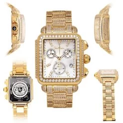 Joe Rodeo Madison Diamond Watch Yellow Gold Plated 10.25ct 16 Joe Rodeo Madison Diamond Watch Yellow Gold Plated 10.25ct -Fashion Accessories joe rodeo watches madison diamond watch 1025ct p 8422 main2