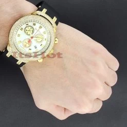 Joe Rodeo Master Men's Diamond Watch 2.20ct Yellow -Fashion Accessories joe rodeo watches master mens diamond watch 220ct yellow p 50016bod