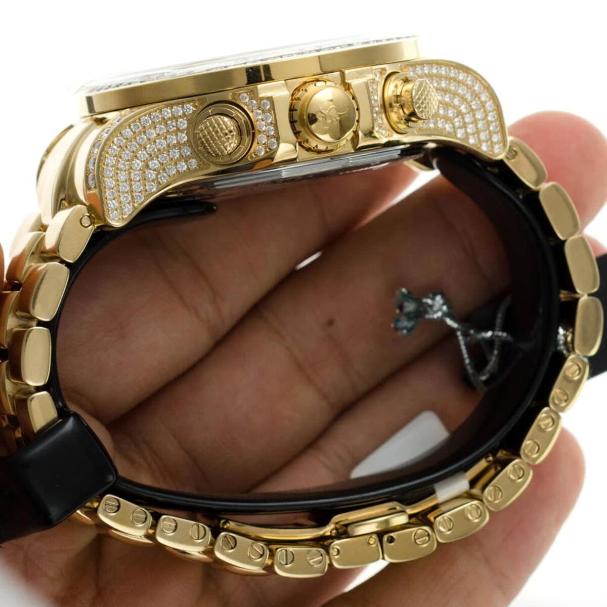 Joe Rodeo Men's Diamond Watch 14.70ct 10 Joe Rodeo Men's Diamond Watch 14.70ct - Image 8