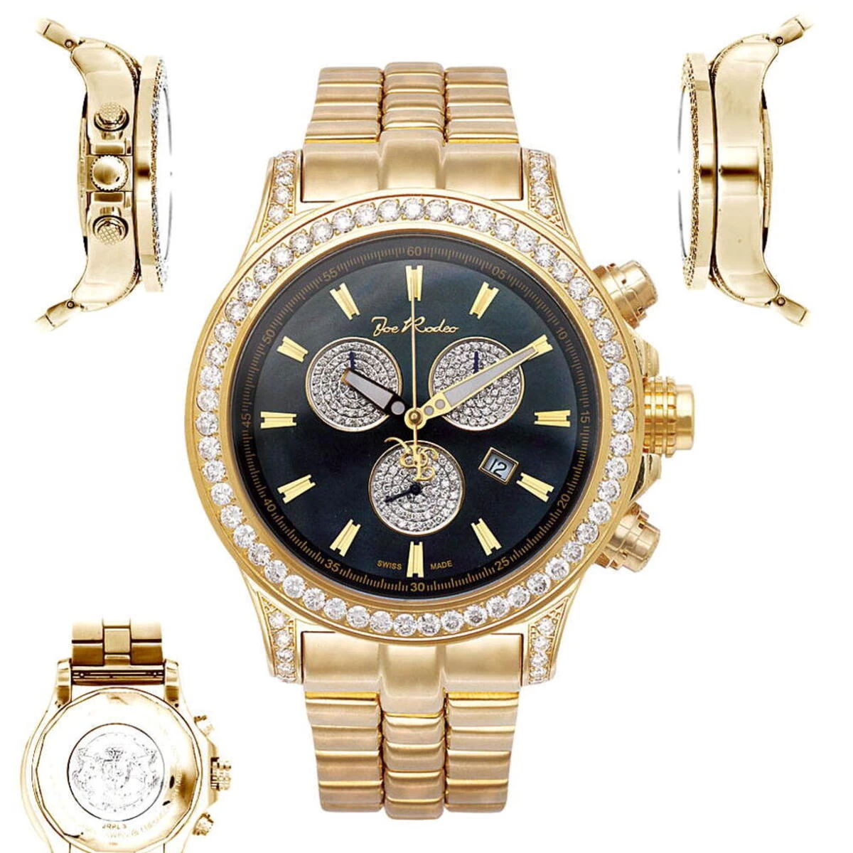 Diamond Joe Rodeo 7.20 Carat Men's Watch Master Pilot 7 Diamond Joe Rodeo 7.20 Carat Men's Watch Master Pilot - Image 5