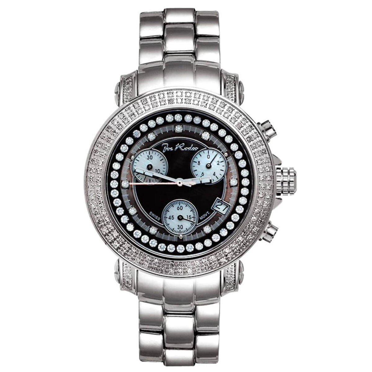 Joe Rodeo Women's Diamond Watch 1.25ct Rio Black MOP 3 Joe Rodeo Women's Diamond Watch 1.25ct Rio Black MOP