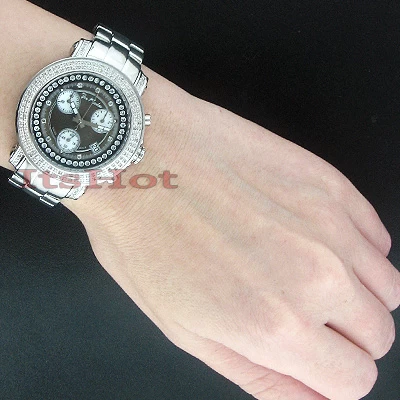 Joe Rodeo Women's Diamond Watch 1.25ct Rio Black MOP 6 Joe Rodeo Women's Diamond Watch 1.25ct Rio Black MOP - Image 4