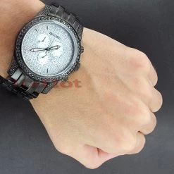 JoJino Men's Black Diamond Watch 2.25ct -Fashion Accessories jojino watches mens black diamond watch 225ct 3