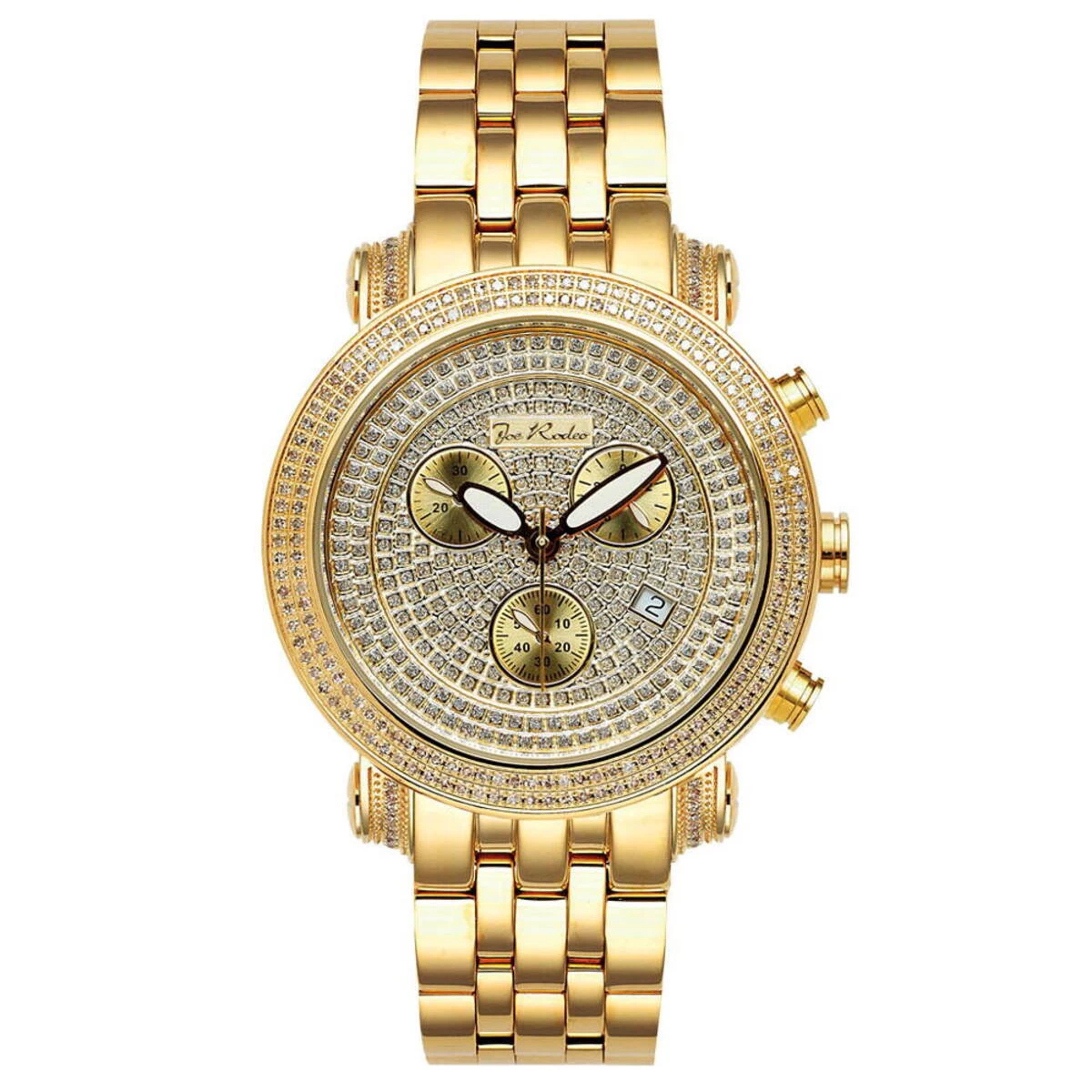JoJo Diamond Watch Joe Rodeo 3.50ct Yellow Gold 3 JoJo Diamond Watch Joe Rodeo 3.50ct Yellow Gold