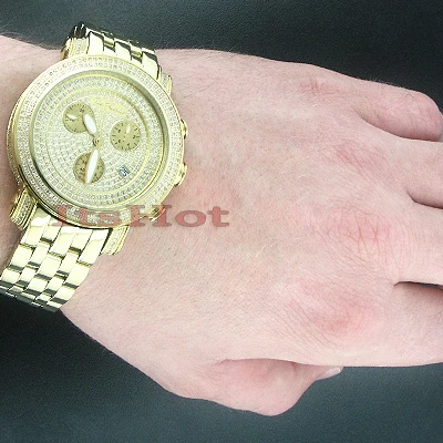JoJo Diamond Watch Joe Rodeo 3.50ct Yellow Gold 6 JoJo Diamond Watch Joe Rodeo 3.50ct Yellow Gold - Image 4