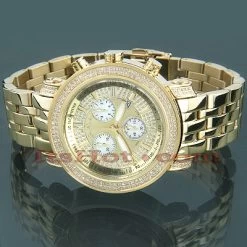 Joe Rodeo Tyler Diamond Watch 2.00ct Yellow Gold -Fashion Accessories jojo joe rodeo tyler diamond watch 200ct yellow gold p 8575 7823