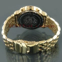 Joe Rodeo Tyler Diamond Watch 2.00ct Yellow Gold -Fashion Accessories jojo joe rodeo tyler diamond watch 200ct yellow gold p 8575back