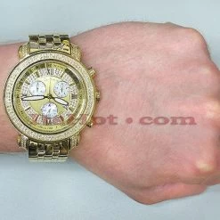 Joe Rodeo Tyler Diamond Watch 2.00ct Yellow Gold -Fashion Accessories jojo joe rodeo tyler diamond watch 200ct yellow gold p 8575bod