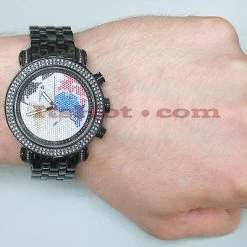 JoJo Joe Rodeo Watch - Classic World Map 1.75ct Black -Fashion Accessories jojo joe rodeo watch classic world map 175ct black p 9028bod