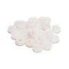 35 Cts White Quartzite Rings Approx 8mm, 25 Pcs -Fashion Accessories jtgp92