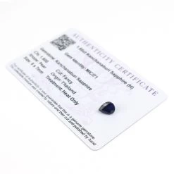 1.6cts Kanchanaburi Sapphire 9x7mm Pear (H)